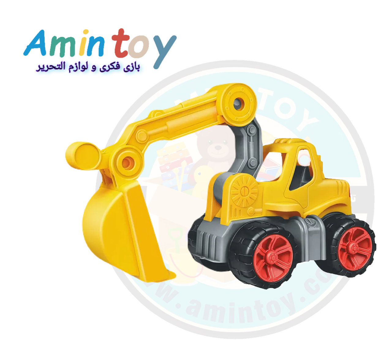 ماشین بازی بیل مکانیکی کوچک کیوان تویز K1-3