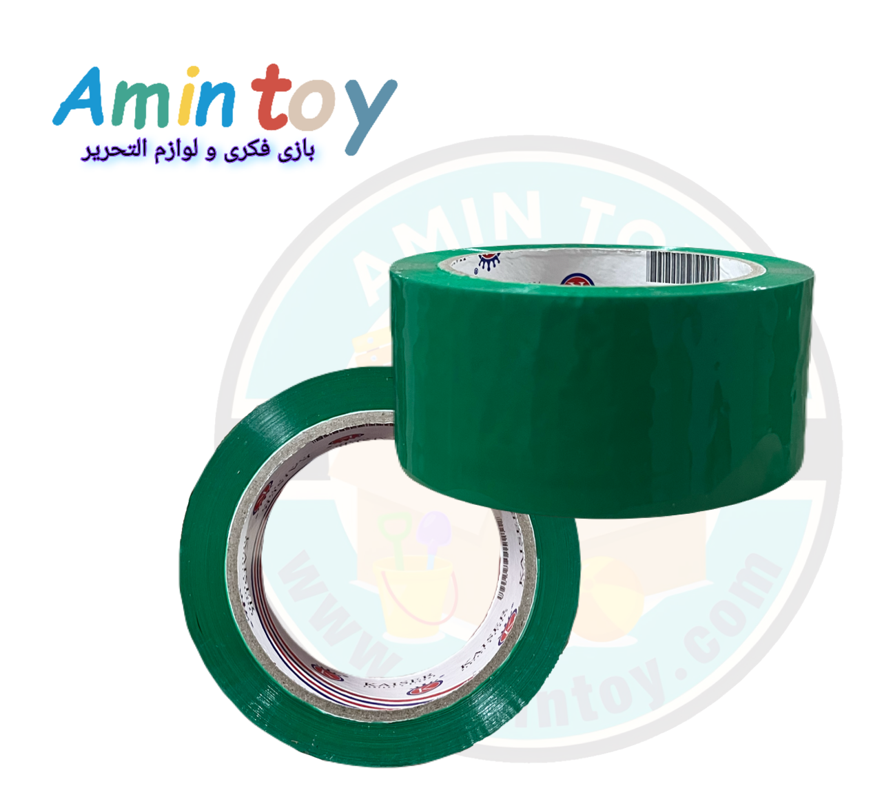 چسب پهن رنگی کایزری ۵ سانتی