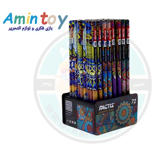مداد مشکی فکتیس طرح ترنج